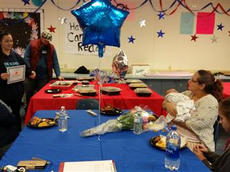 Rio Tierra Student of the Month celebrations with family & staff