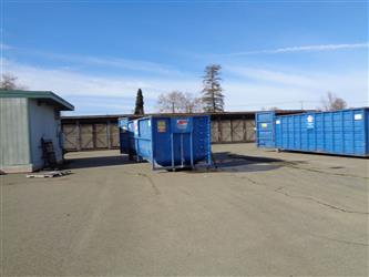 The Taft Property owned by Twin Rivers - Blue cargo boxes