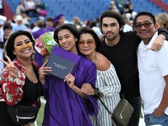 high school graduate and families