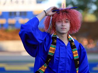 Grant High graduation photo